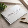 Modern Minimal Names And Date Wedding Guest Book, thumbnail 1 of 1