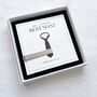Will You Be My Best Man Tie Clip | Personalised Engraved Stainless Steel Gift, thumbnail 6 of 8