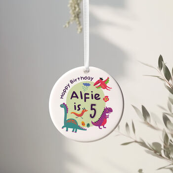 Personalised Birthday Ornament With Name, 8 of 8