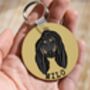 Afghan Hound Keyring, thumbnail 4 of 6