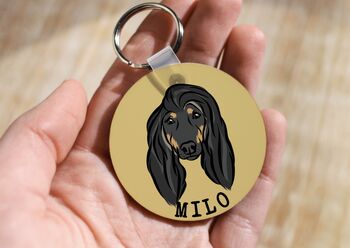 Afghan Hound Keyring, 4 of 6