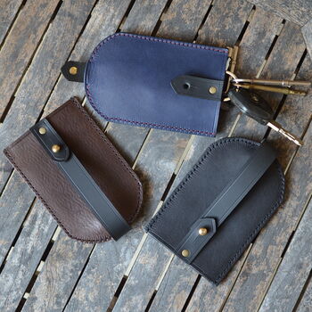 Supple Leather Key Pouch Case, 6 of 6