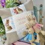 Beatrix Potter© Patchwork Name Cushion, thumbnail 2 of 7