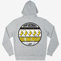 Ripe Records Unisex 90s Style Graphic Hoodie In Grey, thumbnail 2 of 2
