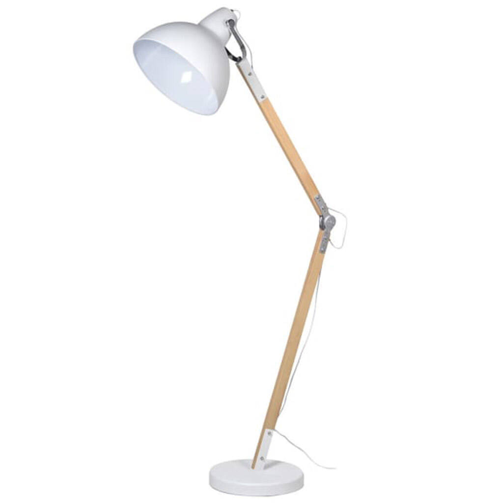 Matt White Adjustable Floor Lamp, 1 of 2