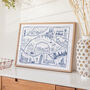 Personalised Travel Adventures Map Print, thumbnail 4 of 9