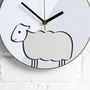 Sheep Wall Clock, thumbnail 2 of 3