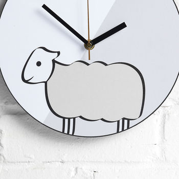 Sheep Wall Clock, 2 of 3