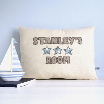 Personalised Stars Cushion Gift For Father's Day, 6 of 12