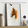 Personalised Dog, Horse And Pet Watercolour Portrait, thumbnail 2 of 12