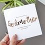 Godmother Christening Thank You Card | Be My Godmother, thumbnail 1 of 3