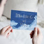 Clouds 'Thinking Of You' Foil Illustrated Card, thumbnail 1 of 2
