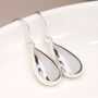Sterling Silver Polished Teardrop Necklace, thumbnail 4 of 6