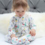 Baby's First Christmas Sleepsuit | Certified Organic, thumbnail 1 of 10
