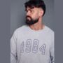 Personalised Outline Year Sweatshirt, thumbnail 1 of 2