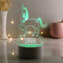 Personalised Unicorn LED Night Light, thumbnail 6 of 9