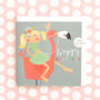 Glittery Flamingo Birthday Card, thumbnail 1 of 5