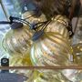 Twist Soft Matte Gold Glass Bauble Set Of Two, thumbnail 5 of 8