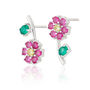 Mismatched Flower Stud Earrings, thumbnail 2 of 6