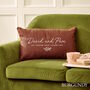 Personalised Couples Wedding Linen Cushion, thumbnail 3 of 7