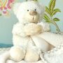 Bear Baby Toy Comforter, Personalised, Gift Boxed, thumbnail 5 of 7