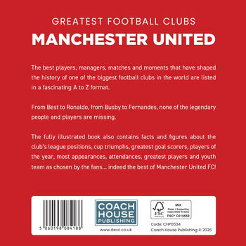 Manchester United Greatest Football Clubs Book, 2 of 3