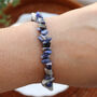 Sodalite Chip Crystal Bracelet For Calm And Truth, thumbnail 1 of 7