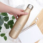 Personalised Glitter Insulated Water Bottle, thumbnail 11 of 12