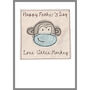 Personalised Monkey 1st Or Any Birthday Card For Girl, thumbnail 10 of 11