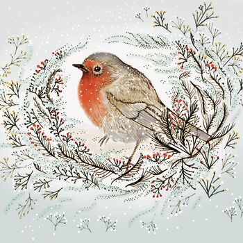 'Nesting Robin' Print, 3 of 3