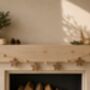 Farmhouse Wooden Star Garland, thumbnail 2 of 4