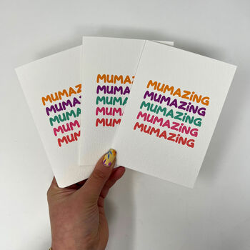 Mum Birthday Card 'Mumazing', 3 of 6