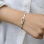Bayswater Solid Sterling Silver Rope Bangle, thumbnail 2 of 5