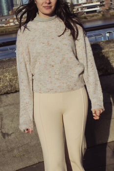 Pink Speckled Fleck Knit Jumper, 4 of 6