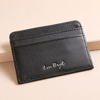 Men's Leather Wallet And Card Holder Gift Set In Black, 2 of 6