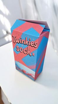 Twinkie Socks Gift Set – Novelty Handcrafted Box, 7 of 7