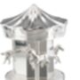 Personalised Silver Plated Carousel Money Box, thumbnail 2 of 6