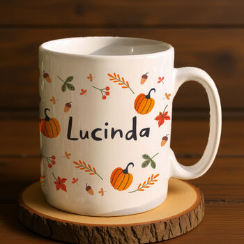 Personalised Pumpkin Mug, 3 of 5