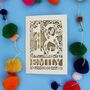 Personalised 18th Birthday Card Papercut Woodland Design, thumbnail 7 of 11