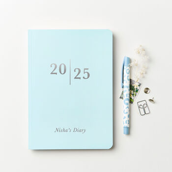 Personalised Analogue 2025 Weekly Diary, 2 of 8