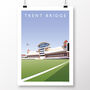 Trent Bridge Cricket Poster, thumbnail 2 of 8