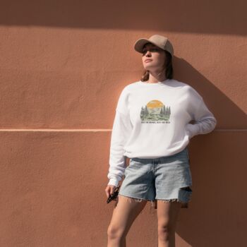 Unisex Retro Into The Wild Sweatshirt, 3 of 5