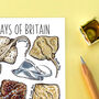 Skates And Rays Of Britain Watercolour Postcard, thumbnail 7 of 10