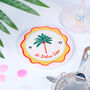 Personalised La Dolce Vita Year Ceramic Coaster, thumbnail 1 of 3
