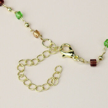 Dainty Colourful Bead Necklace, 4 of 4
