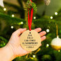 First Christmas As Grandparents Christmas Decoration Bauble, thumbnail 3 of 7