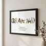 Grandad Gifts Photo Collage Print, thumbnail 1 of 9