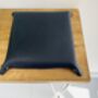 Personalised Dark Blue Leather Desk Accessories Tray, thumbnail 10 of 12