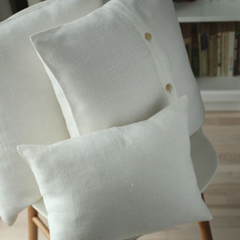 Lara Linen Decorative Cushion Covers, 10 of 10