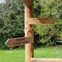 Personalised Directional Fingerpost Sign, thumbnail 6 of 7